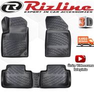 Rizline Citroen C5 2001-2007 Arası Siyah 3D Havuzlu Paspas