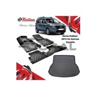 Rizline Dacia Dokker 2013 ve Sonrası Uyumlu Paspas ve Bagaj Havuzu Set