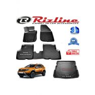 Rizline Dacia Duster 4x4 2018 Sonrası 3D Paspas Siyah & Bagaj Havuzu Set