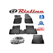 Rizline Dacia Logan 3D Paspas + 3D Bagaj Havuzu Sedan 2004-2012 Arası Siyah Set