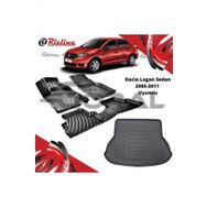Rizline Dacia Logan Sedan 2005-2011 Uyumlu Paspas ve Bagaj Havuzu Set