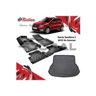 Rizline Dacia Sandero 2 2012 ve Sonrası Paspas ve Bagaj Havuzu Set