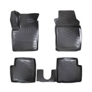 Rizline Fiat 500C Uyumlu 3D Havuzlu Siyah Paspas