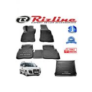 Rizline Fiat Doblo 2 3D Paspas + 3D Bagaj Havuzu 2010-2020 Arası Siyah Set