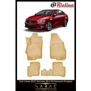 Rizline Fiat Linea 2011 Model Bej 3D Havuzlu Paspas