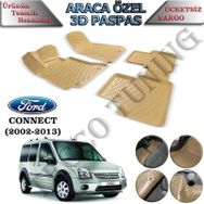 Rizline Ford Connect Bej 2002-2013 3d Havuzlu Paspas