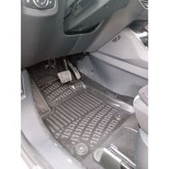 Rizline Ford Courier 2024+ 3D Siyah Havuzlu Paspas