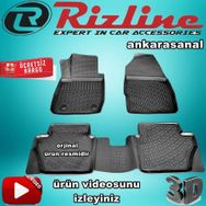 Rizline Ford Fiesta Hb 2009 2017 Siyah 3D Havuzlu Paspas