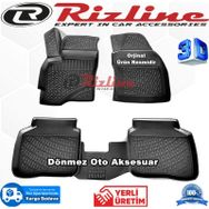 Rizline Ford Mondeo 2001 - 2007 Arası Siyah 3D Havuzlu Paspas
