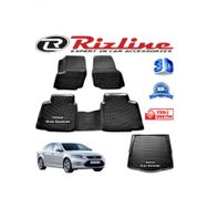Rizline Ford Mondeo 3D Paspas + 3D Bagaj Havuzu 2007-2014 Arası Siyah Set