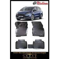 Rizline Ford S-Max 2022 3D Havuzlu Paspas