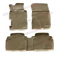 Rizline Honda Civic 2007-2011 Bej 3d Havuzlu Paspas