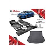 Rizline Honda Civic Sedan 2016 ve Sonrası Paspas ve Bagaj Havuzu Set