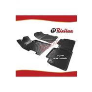 Rizline Honda Civic Siyah Sedan 2007-2012 Arası 4 Parça 3D Havuzlu Paspas