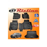Rizline Honda HR-V 3D Paspas + 3D Bagaj Havuzu 2016 - 2020 Arası Siyah Set