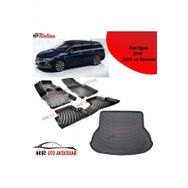 Rizline Hroto Fiat Egea SW Üst Bagaj 2015 Sonrası 3D Havuzlu Paspas ve Bagaj Havuzu