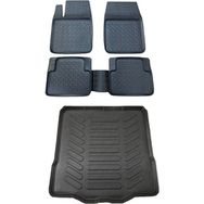 Rizline Hyundai Accent Era 2011 Araca Özel Üretim Siyah 3D Havuzlu Paspas ve Bagaj Havuzu