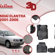 Rizline Hyundai Elantra 3D 2016-2018 Arası Havuzlu Oto Paspas