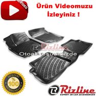 Rizline Hyundai Getz 2002 2011 Siyah 3D Havuzlu Paspas