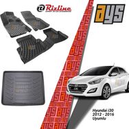 Rizline Hyundai i30 2012-2016 3D Havuzlu Paspas