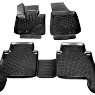 Rizline Kia Sorento 2010 - 2015 Arası Siyah 3D Havuzlu Paspas