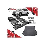 Rizline Kia Sorento 2010-2015 Uyumlu Paspas ve Bagaj Havuzu Set