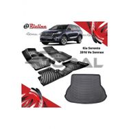 Rizline Kia Sorento 2016 ve Sonrası Paspas ve Bagaj Havuzu Set