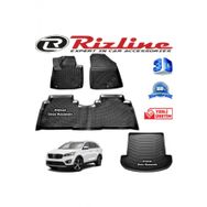 Rizline Kia Sorento 3D Paspas + 3D Bagaj Havuzu 2016 - 2020 Arası Siyah Set