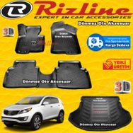 Rizline Kia Sportage Paspas 2010-2015 Arası ve 3D Bagaj Havuzu