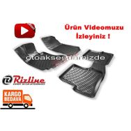Rizline Mercedes C180 Siyah W204 2007 2014 3D Havuzlu Paspas