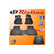 Rizline Mercedes W213 E Serisi 3D Paspas + 3D Rampalı Bagaj Havuzu 2016 Sonrası Siyah Set