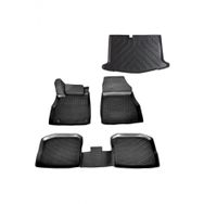 Rizline Nissan Micra 2019 Sonrası 3D Paspas Siyah & Bagaj Havuzu Set
