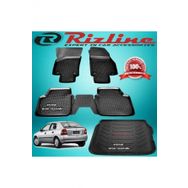 Rizline Opel Astra G Siyah HB 1998-2009 Arası 4 Parça 3D Paspas + Bagaj Havuzu