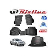 Rizline Opel Astra H 3D Paspas + 3D Bagaj Havuzu Sedan 2007-2018 Arası Siyah Set