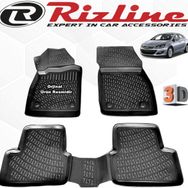 Rizline Opel Astra J Sedan 2019 Sonrası Siyah 4 Parça Set 3D Havuzlu Paspas