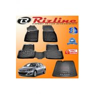 Rizline Opel Astra J Sedan 3D Paspas + 3D Bagaj Havuzu 2012-2018 Arası Siyah Set