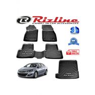 Rizline Opel Astra J Sedan 3D Paspas + 3D Bagaj Havuzu 2019 Sonrası Siyah Set