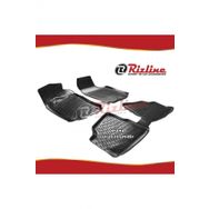 Rizline Opel Corsa C Siyah HB 2000-2005 Arası 4 Parça 3D Havuzlu Paspas
