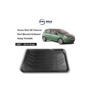Rizline Opel Corsa D 2007-2014 Arası 3D Bagaj Havuzu