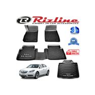 Rizline Opel Insignia 3D Paspas + 3D Bagaj Havuzu 2008-2016 Arası Siyah Set