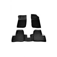 Rizline Peugeot 206 HB 1998 - 2012 Arası Siyah 3D Havuzlu Paspas