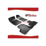 Rizline Peugeot 206 Siyah HB 1998-2012 Arası 4 Parça 3D Havuzlu Paspas