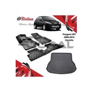 Rizline Peugeot 207 2006-2014 Uyumlu Paspas ve Bagaj Havuzu Set