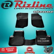 Rizline Peugeot 207 STW 2006-2012 Arası Siyah 3D Havuzlu Paspas