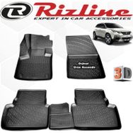 Rizline Peugeot 3008 2016 - 2020 Arası Siyah 3D Havuzlu Paspas