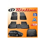 Rizline Peugeot 3008 3D Paspas + 3D Bagaj Havuzu 2016-2020 Arası Siyah Set