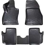 Rizline Peugeot 301 Uyumlu 3D Siyah Havuzlu Paspas