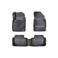 Rizline Peugeot 407 2003-2010 Arası Siyah 3D Havuzlu Paspas