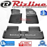 Rizline Peugeot 508 2010 - 2016 Arası Siyah 3D Havuzlu Paspas