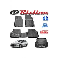 Rizline Renault Laguna 3 3D Paspas + 3D Bagaj Havuzu 2008-2015 Arası Siyah Set